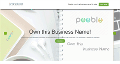 Desktop Screenshot of peeble.com